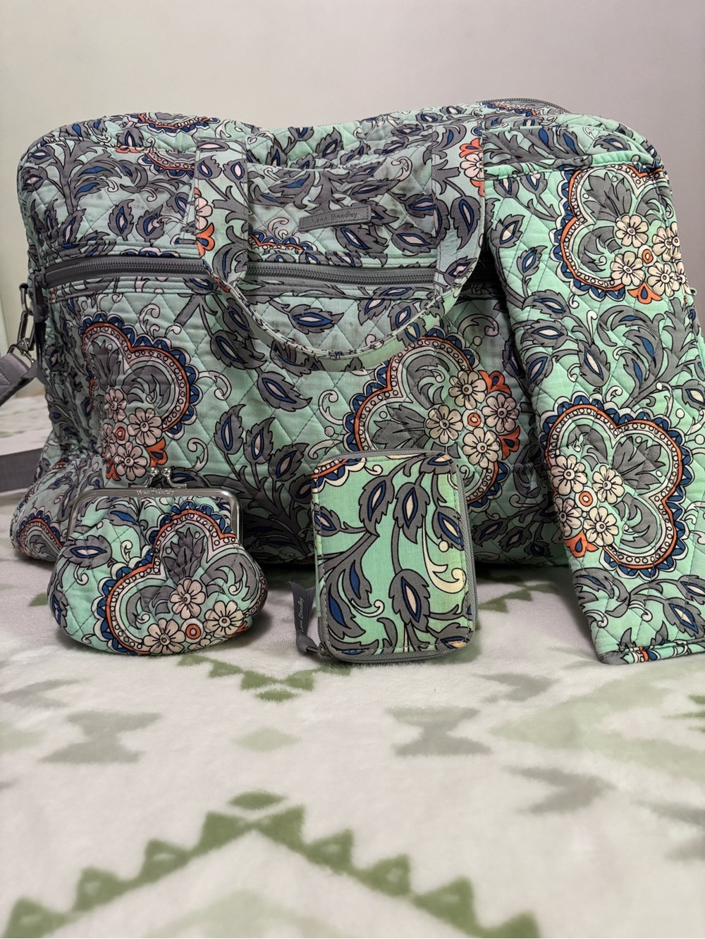 Vera Bradley Fan Flowers Set